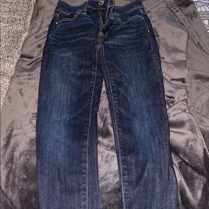 AE High Rise Dark Rinse Jegging 00